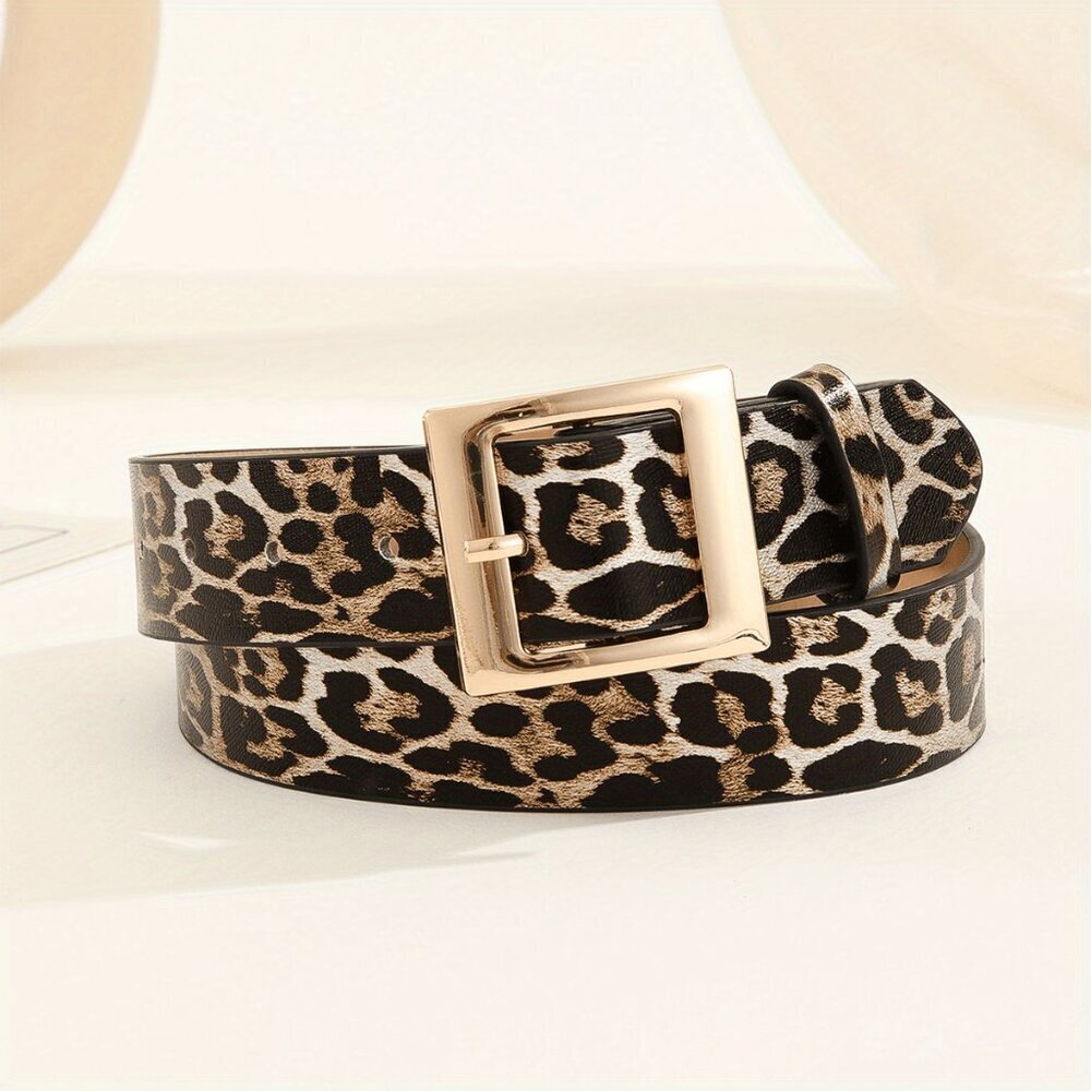 Travel Passions - Vintage Chic Leopard Print Belt - Picture 5 of 6
